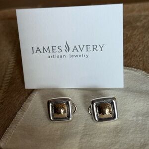 James Avery Silver and Gold Earrings
